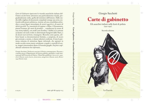 Carte di gabinetto. Gli anarchici italiani nelle fonti di polizia (1921-1991)