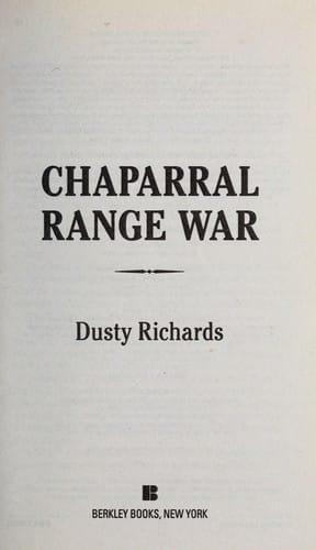 Chaparral range war