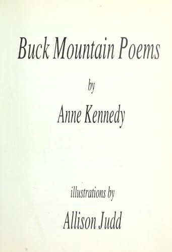 Buck Mountain poems