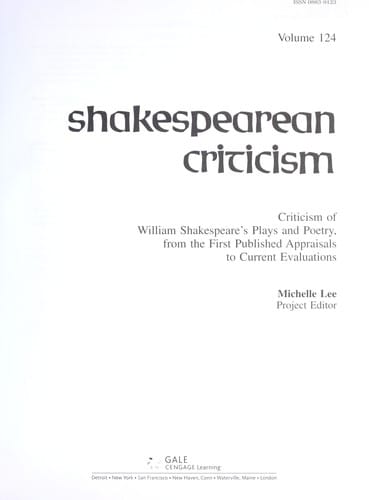 Shakespearean criticism