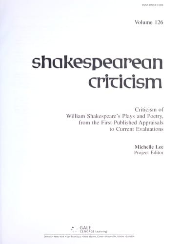 Shakespearean criticism