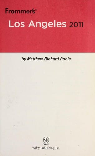 Frommer's Los Angeles 2011