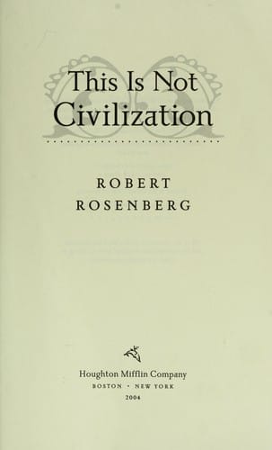 This is not civilization