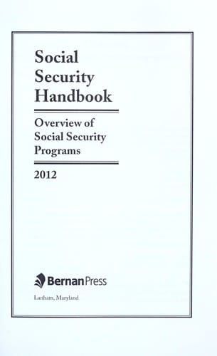 Social Security Handbook