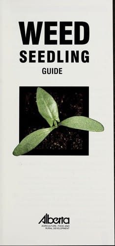 Weed seedling guide