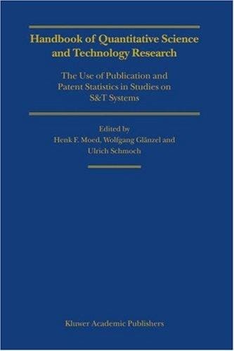 Handbook of quantitative science and technology research