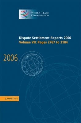 Dispute Settlement Reports 2006