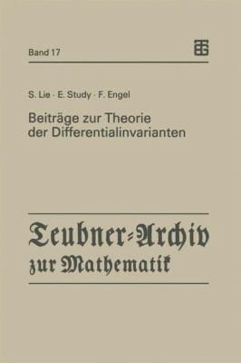 Beitrge Zur Theorie Der Differentialinvarianten