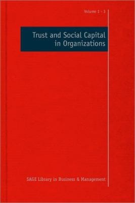 Trust And Social Capital In Organizations