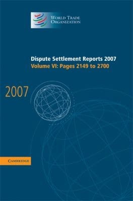 Dispute Settlement Reports Cloth Ed