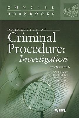 Principles Of Criminal Procedure Investigation