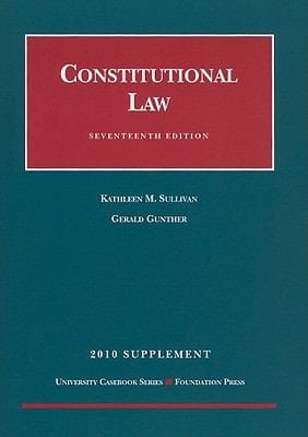 Constitutional Law 2010 Supplement