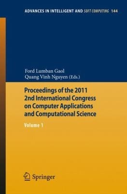 Proceedings Of The 2011 2nd International Congress On Computer Applications And Computational Science