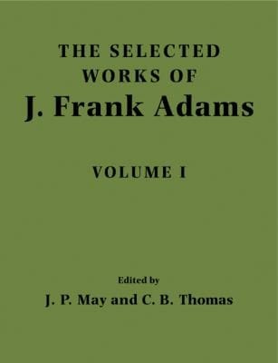 The Selected Works Of J Frank Adams