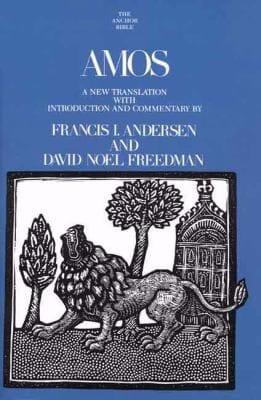Amos A New Translation With Introduction And Commentary