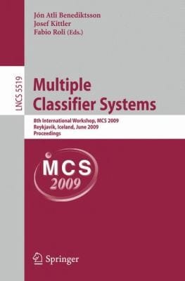 Multiple Classifier Systems 8th International Workshop Mcs 2009 Reykjavik Iceland June 1012 2009 Proceedings