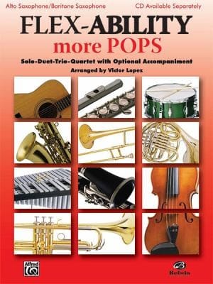 Flexability More Pops Soloduettrioquartet With Optional Accompaniment Alto Saxophone