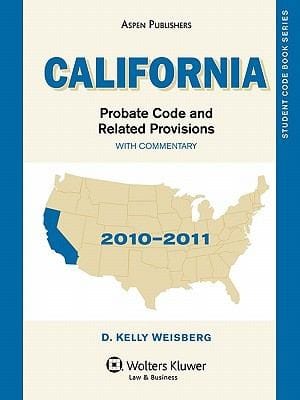 California Probate Code Related Provisions 20092010