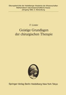 Geistige Grundlagen Der Chirurgischen Therapie