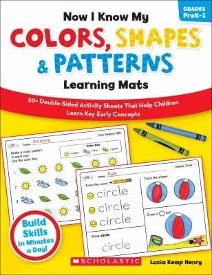 Now I Know My Colors Shapes Patterns Learning Mats