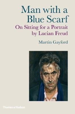 Man With A Blue Scarf On Sitting For A Portrait By Lucian Freud