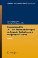 Proceedings Of The 2011 2nd International Congress On Computer Applications And Computational Science