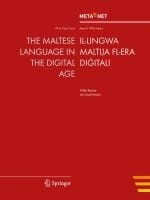 The Maltese Language In The Digital Age Il Lingwa Maltija Flera Diitali