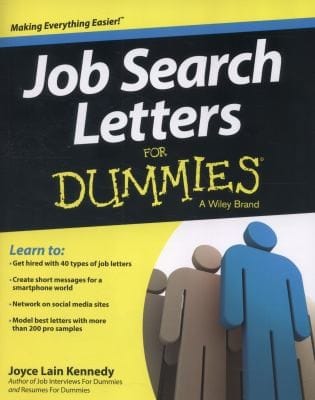 Job Search Letters For Dummies