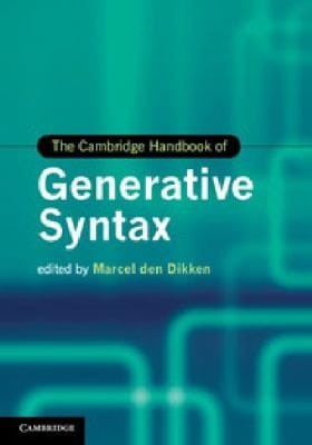 The Cambridge Handbook Of Generative Syntax