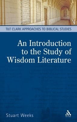 An Introduction To The Study Of Wisdom Literature