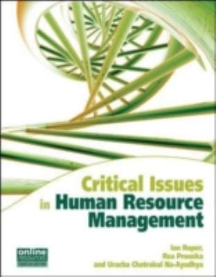 Critical Issues In Human Resource Management