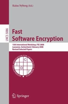 Fast Software Encryption 15th International Workshop Revised Selected Papers