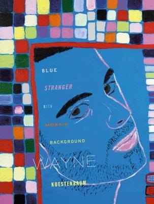 Blue Stranger with Mosaic Background