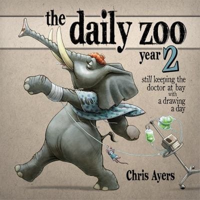 The Daily Zoo Year 2 Still Keeping The Doctor At Bay With A Drawing A Day Chris Ayers