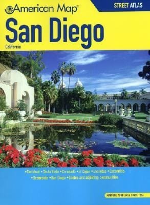 San Diego California Street Atlas
            
                American Map