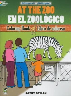 At The Zoo Coloring BookEn el Zoologico Libro de Colorear
            
                Dover Coloring Book