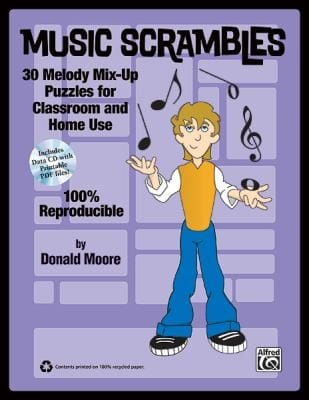Music Scrambles 30 Melody Mixup Puzzles For Classroom And Home Use