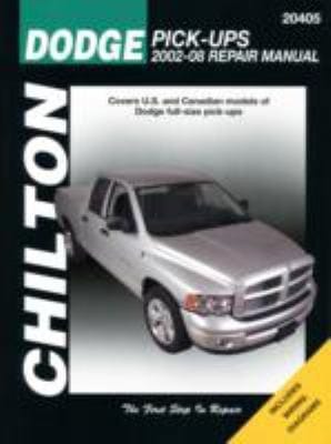 Dodge PickUps 200208
            
                Chiltons Total Car Care Repair Manuals