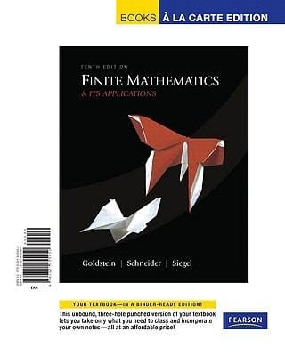 Finite Mathematics  Its Applications Books a la Carte Edition