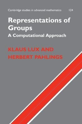 Representations of Groups
            
                Cambridge Studies in Advanced Mathematics Hardcover