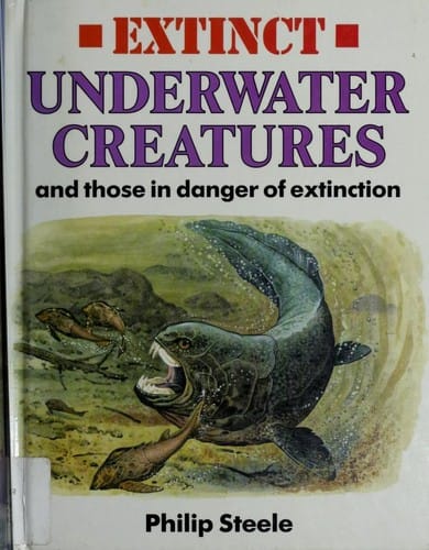 Extinct underwater creatures and those in danger of extinction
