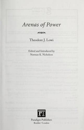 Arenas of power