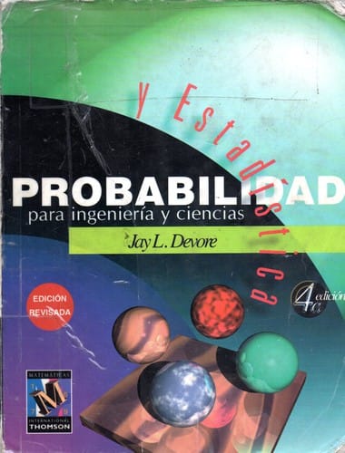Probabilidad y estadística para ingeniería y ciencias