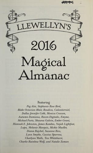 Llewellyn's 2016 magical almanac