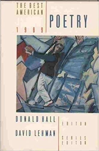 The Best American Poetry 1989