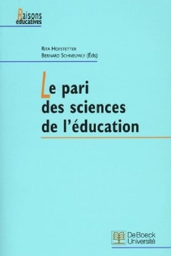 Le pari des sciences de l'education
