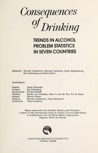 Consequences of drinking