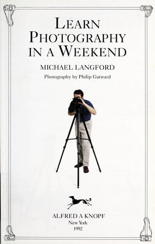 Learn photography in a weekend