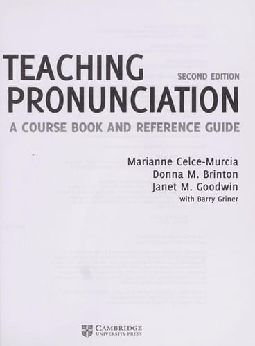 Teaching pronunciation