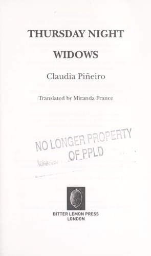 Thursday night widows